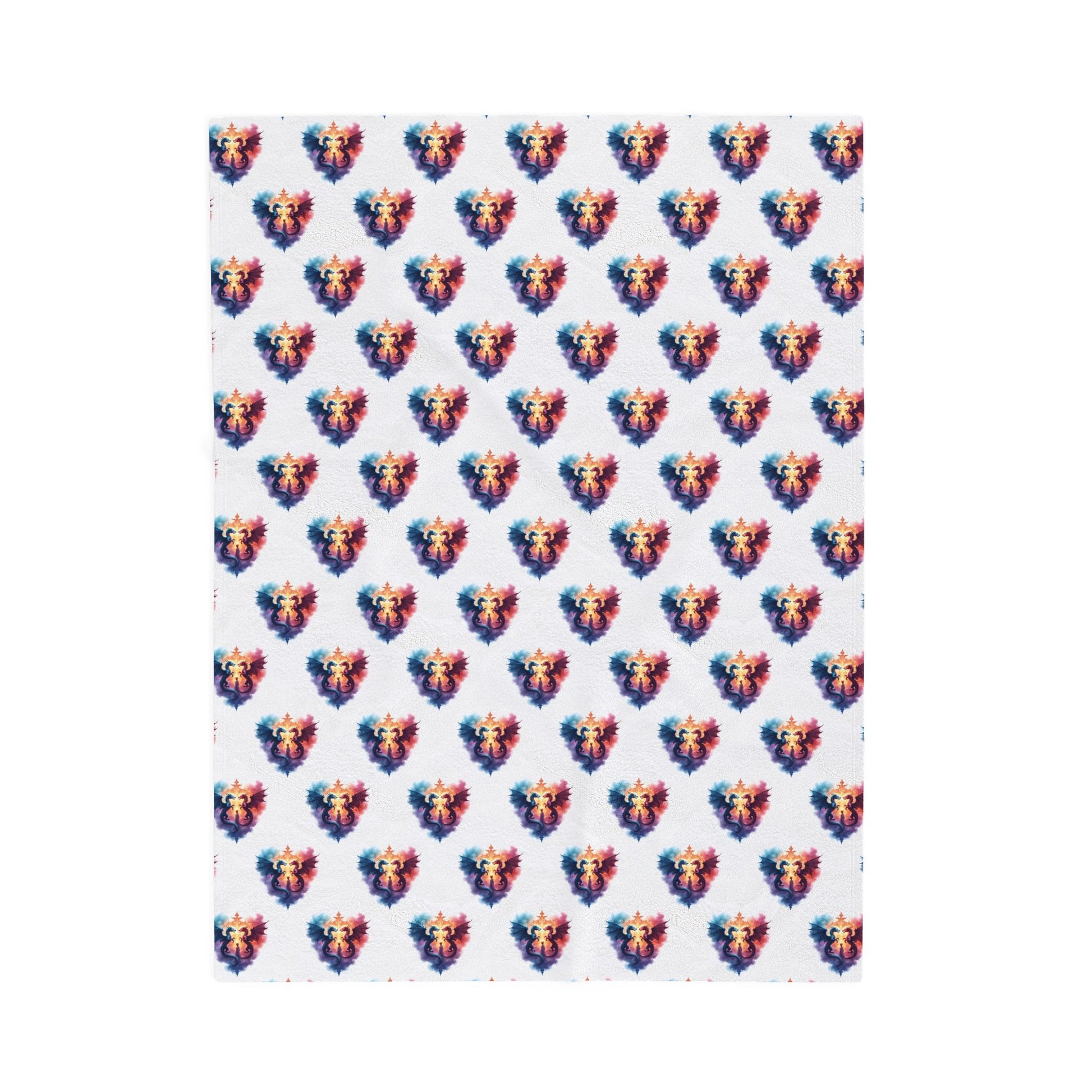 Cozy Dragon Pattern Velveteen Plush Blanket - Soft Throw for Living Room, Bedroom, Gift, Home Decor, Warm Comfort - Celtic Scents