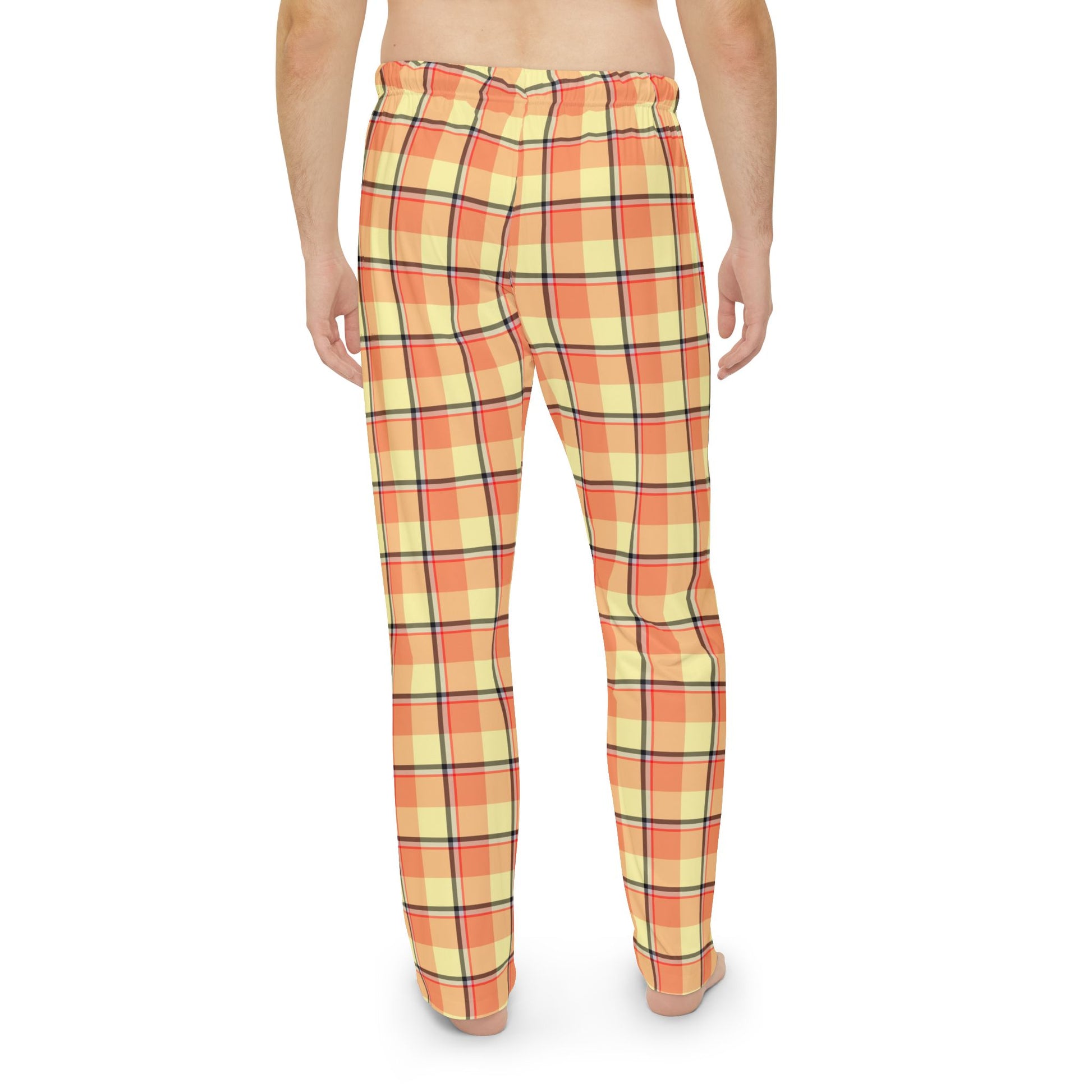 Vibrant Plaid Men's Pajama Pants, Cozy Loungewear, Fun Sleepwear, Bright Patterns, Casual Relaxation Pants, Gift for Him - Celtic Scents
