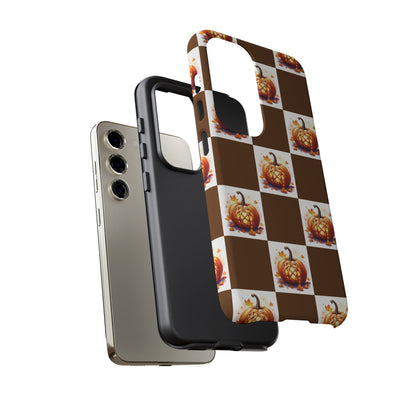 Pumpkin Phone Case, Fall Decor, Halloween Gift, Autumn Accessories, Cute Smartphone Cover, Tough Cases