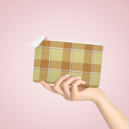 Personalized Mini Clutch Bag, Chic Pouch, Gift for Her, Everyday Use, Plaid Design, Birthday, Wedding, Fashion Accessory - Celtic Scents