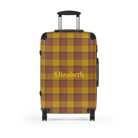Personalized Checked Luggage, Custom Travel Bag, Durable Suitcase, Travel Essentials, Gift for Travelers, Vacation Gear - Celtic Scents