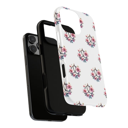 Floral Phone Case, Tough Phone Cover, Cute Protection for Mobile, Gift for Her, Celtic Knot Floral Pattern Case