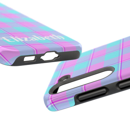 Personalized Plaid Phone Cases for Trendy Protection, Customizable Phone Covers, Durable Cases