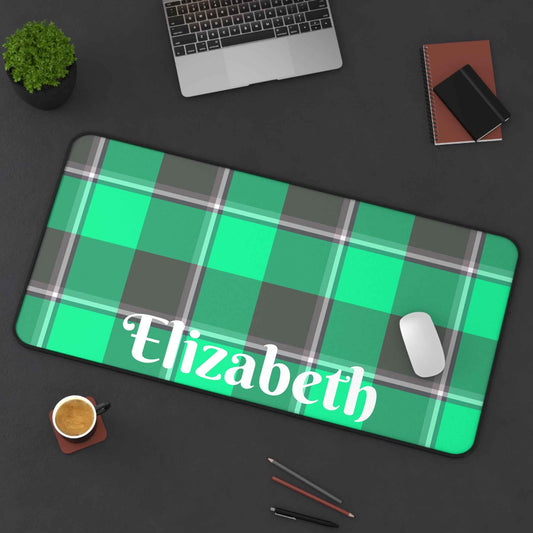 Personalized Desk Mat, Custom Name Desk Pad, Office Decor, Work Station Mat, Stylish Desk Accessories, Gift for Her