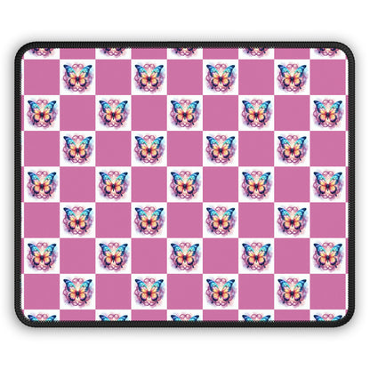 Colorful Butterfly Gaming Mouse Pad, Gamer Desk Accessories, Cute Butterfly Gifts, Unique Office Decor, Pink Butterfly Art Mousepad - Celtic Scents
