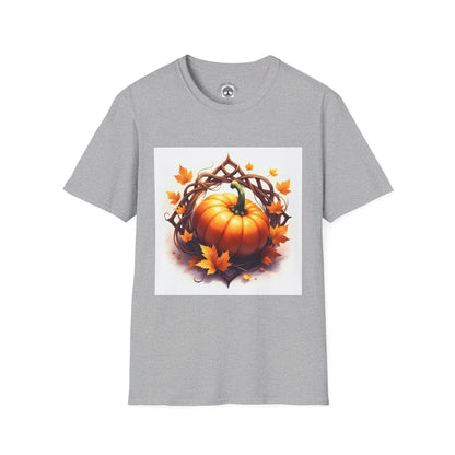 Autumn Pumpkin T-Shirt, Fall Tee, Halloween Shirt, Harvest Apparel, Thanksgiving Gift, Cozy Unisex Top - Celtic Scents