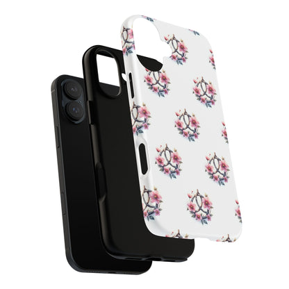 Floral Phone Case, Tough Phone Cover, Cute Protection for Mobile, Gift for Her, Celtic Knot Floral Pattern Case