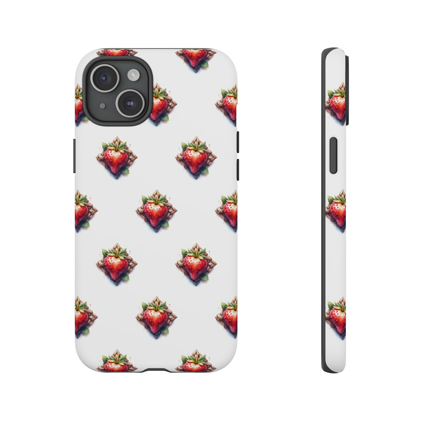 Strawberry Celtic Knot Phone Case, Cute Phone Cover, Gift for Her, Custom Smartphone Case, Funky Accessories, Valentine's Day Gift
