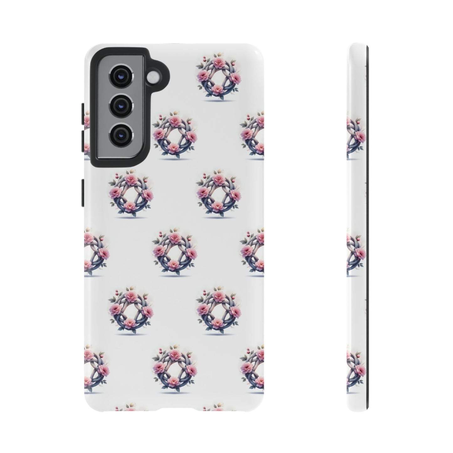 Floral Phone Case, Tough Cases for Women, Cute Celtic Knot Floral Design iPhone Cover, Gift for Her, Stylish Tech Accessories - Celtic Scents