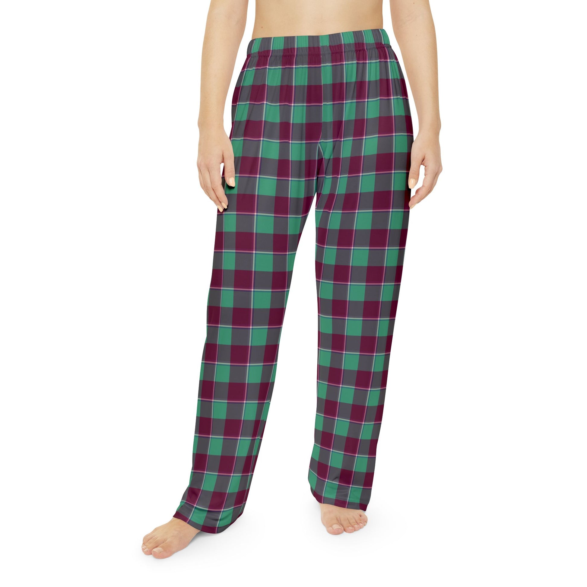 Cozy Plaid Women's Pajama Pants, Comfy Sleepwear, Perfect for Lounging, Gift for Her, Holiday Gift, Comfortable Loungewear, Cute Sleep Pants - Celtic Scents