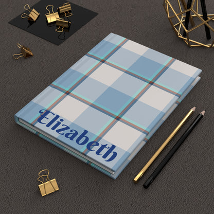Personalized Plaid Hardcover Journal, Perfect Gift for Writers, Students & Planners, Customizable Journal - Celtic Scents