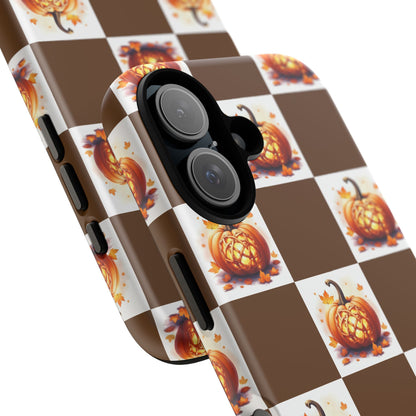 Pumpkin Phone Case, Fall Decor, Halloween Gift, Autumn Accessories, Cute Smartphone Cover, Tough Cases