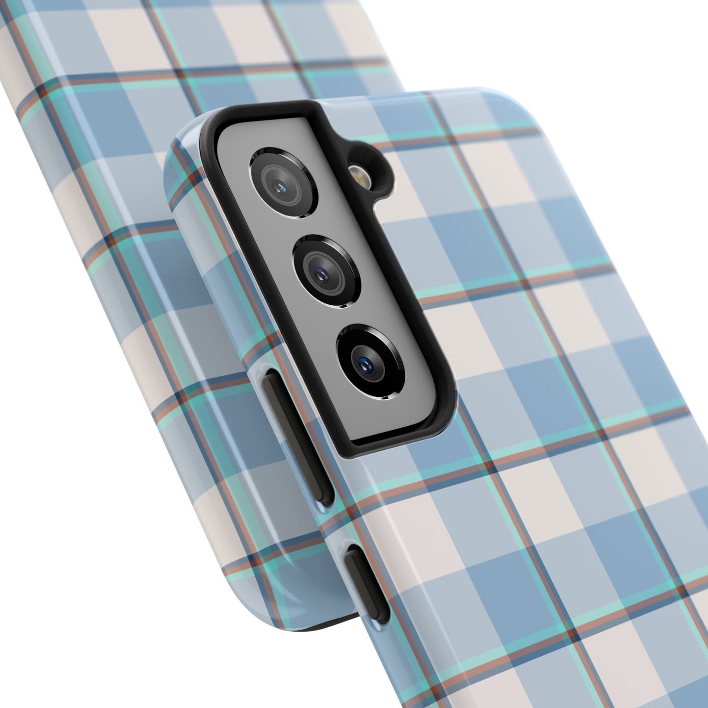 Winter Plaid Tough Phone Cases for Protection, Gift for Teens, Trendy Phone Accessories, Stylish Shield, Holiday Gift Ideas