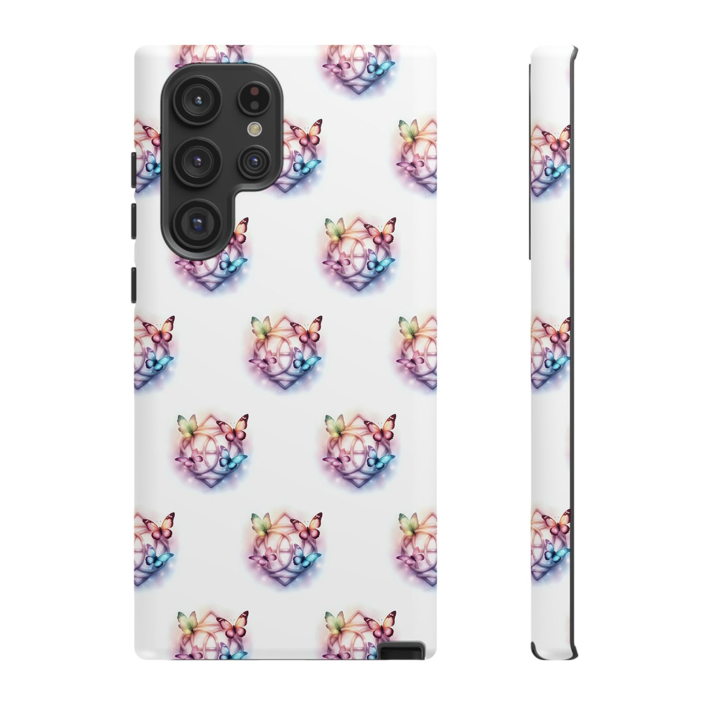 Colorful Butterflies Phone Case, Tough Cases, Cute Butterfly Lover Gift, Trendy Phone Cover, Nature Print Case - Celtic Scents