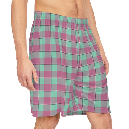 Vibrant Basketball Shorts for Summer Fun, Sporty Lounge Wear, Casual Fitness Gear, Gym Shorts, Beach Style - Celtic Scents