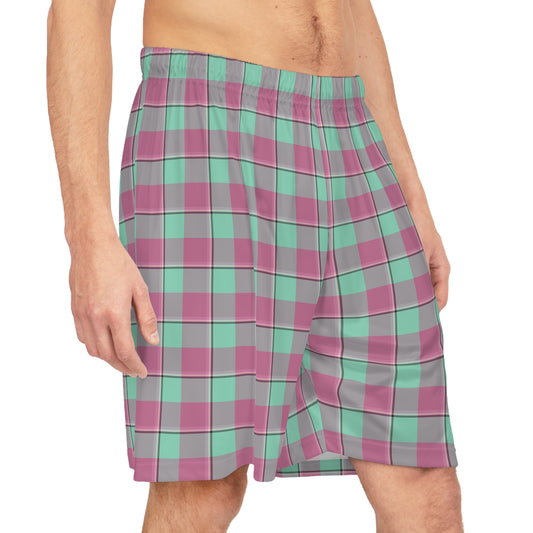 Vibrant Basketball Shorts for Summer Fun, Sporty Lounge Wear, Casual Fitness Gear, Gym Shorts, Beach Style - Celtic Scents