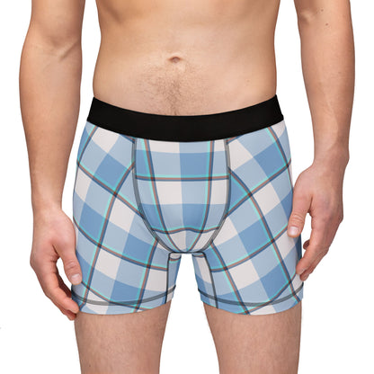 Stylish Men's Boxer Briefs, Plaid Underwear for Comfort, Casual Wear, Gifts for Him, Everyday Essentials - Celtic Scents