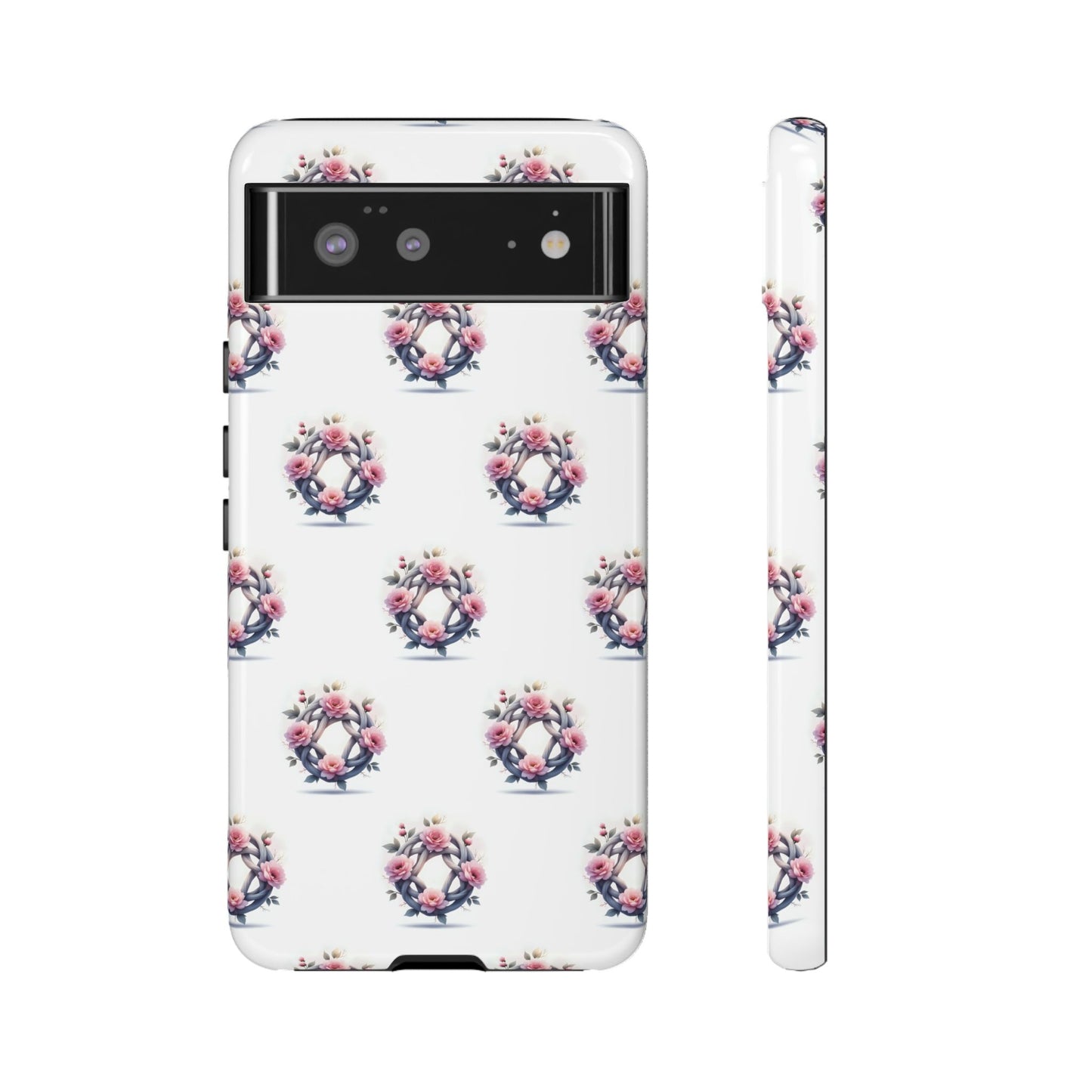 Floral Phone Case, Tough Cases for Women, Cute Celtic Knot Floral Design iPhone Cover, Gift for Her, Stylish Tech Accessories - Celtic Scents
