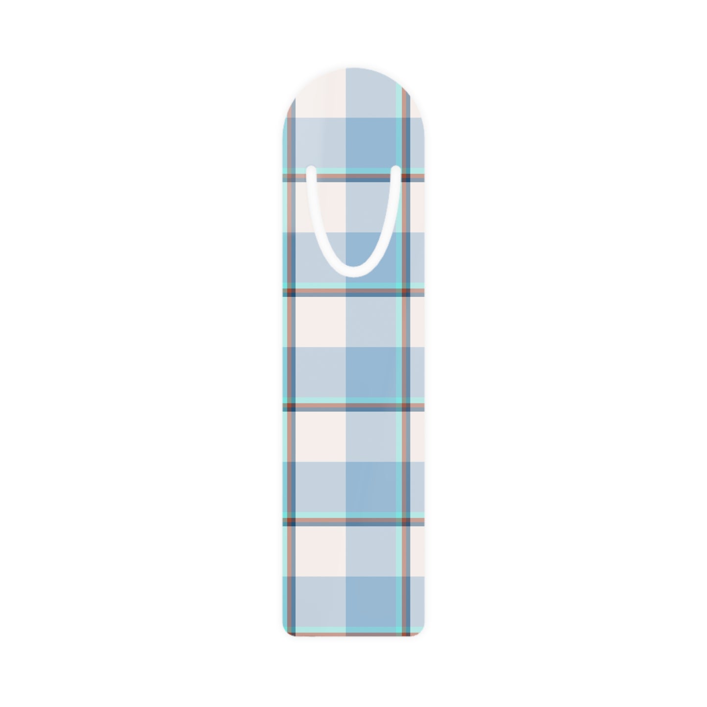 Blue Plaid Bookmark | Cute Reading Accessory, Gift for Book Lovers, Study Tool, Teacher Gift, Bookish Decor - Celtic Scents