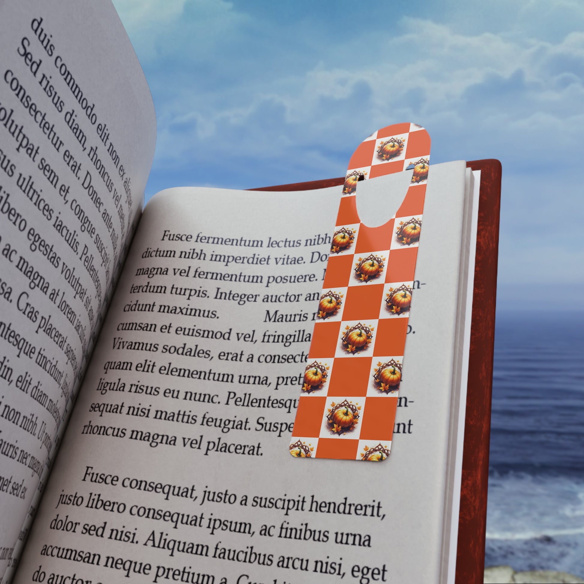 Autumn Harvest Bookmark - Fall Leaves Design, Book Lover Gift, Reading Accessory, Teacher Appreciation, Thanksgiving Decor - Celtic Scents