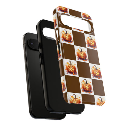 Pumpkin Phone Case, Fall Decor, Halloween Gift, Autumn Accessories, Cute Smartphone Cover, Tough Cases