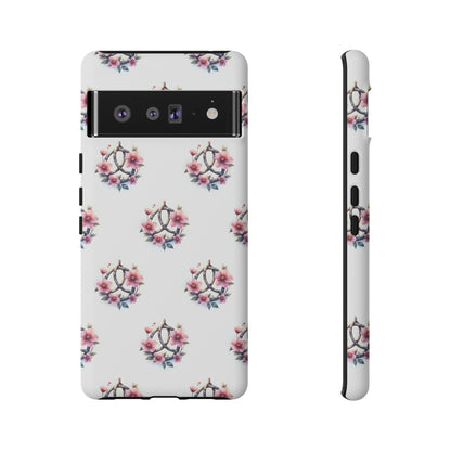 Floral Phone Case, Tough Phone Cover, Cute Protection for Mobile, Gift for Her, Celtic Knot Floral Pattern Case - Celtic Scents