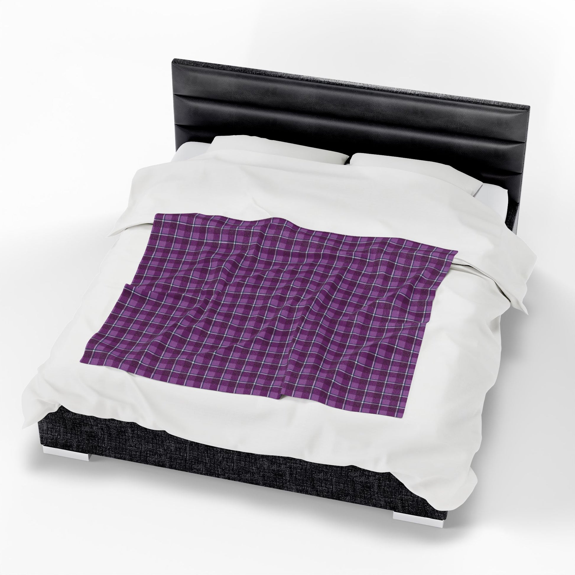 Cozy Plaid Velveteen Blanket | Soft Throw for Home Decor, Perfect Gift for Comfort Lovers, Ideal for Weddings & Holidays - Celtic Scents