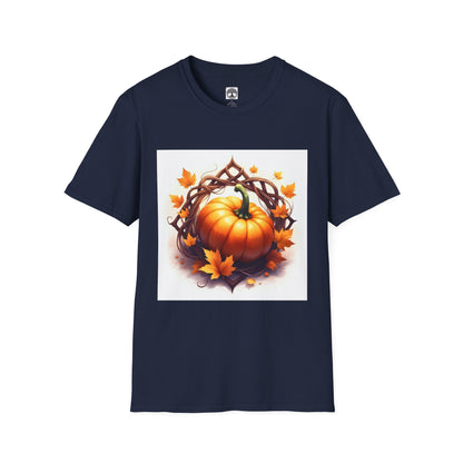 Autumn Pumpkin T-Shirt, Fall Tee, Halloween Shirt, Harvest Apparel, Thanksgiving Gift, Cozy Unisex Top - Celtic Scents