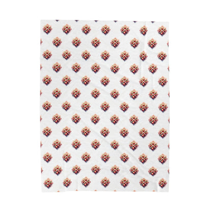 Cozy Velveteen Plush Blanket for Warmth, Home Decor, Gifting, Living Room Accessory, Snuggling, Strawberry Design - Celtic Scents