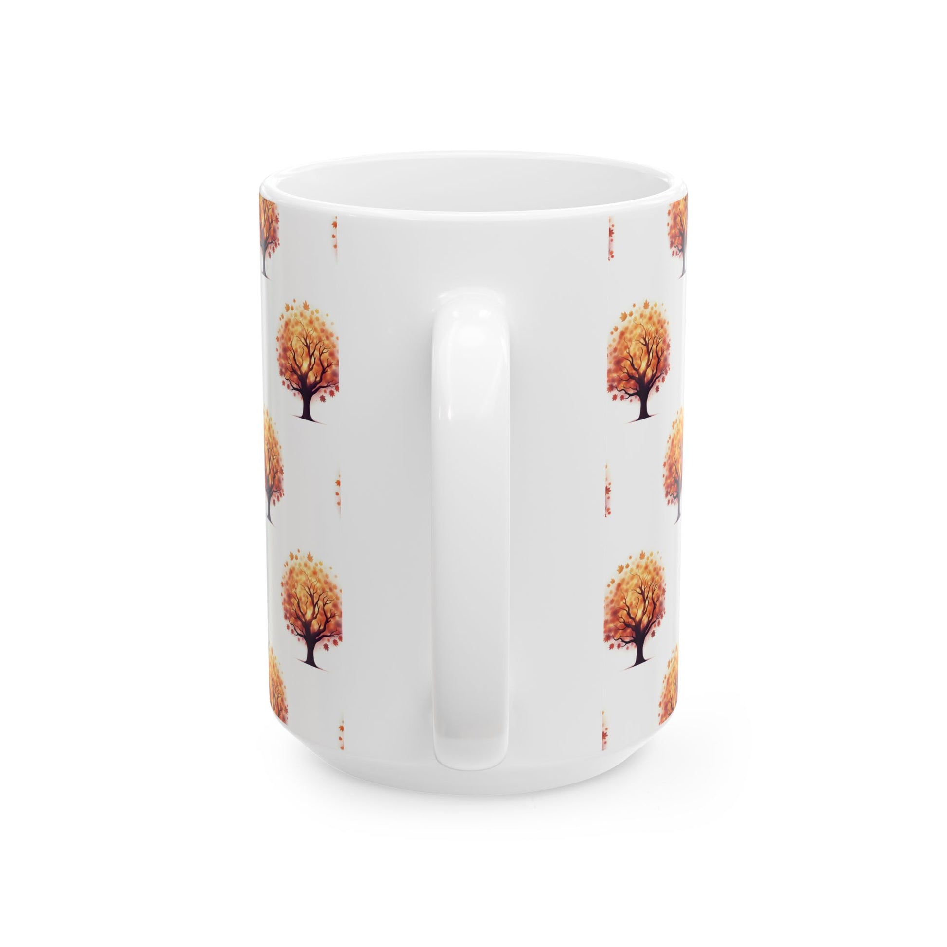 Autumn Tree Ceramic Mug, Pumpkin Spice Latte Cups, Fall Decor, Gift for Nature Lovers, Cozy Dining, Thanksgiving Coffee Mug - Celtic Scents