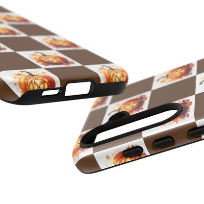 Pumpkin Phone Case, Fall Decor, Halloween Gift, Autumn Accessories, Cute Smartphone Cover, Tough Cases