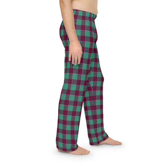 Cozy Plaid Men's Pajama Pants, Comfortable Sleepwear, Relaxation Wear, Holiday Gift, Casual Lounging - Celtic Scents