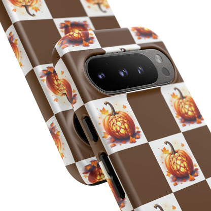 Pumpkin Phone Case, Fall Decor, Halloween Gift, Autumn Accessories, Cute Smartphone Cover, Tough Cases