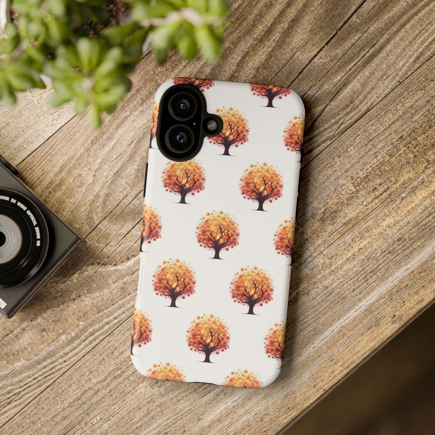 Autumn Tree Phone Case, Fall Phone Cover, Nature Inspired Case, Gift for Outdoorsy Friends, Seasonal Accessories, Eco-Friendly Phone Case