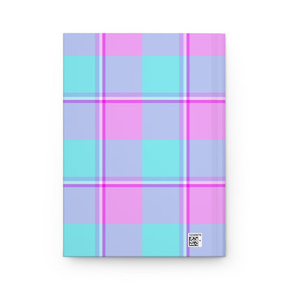 Personalized Plaid Hardcover Journal, Custom Notebook for Students, Gift for Writers, Cute Stationery, Birthday Journal - Celtic Scents