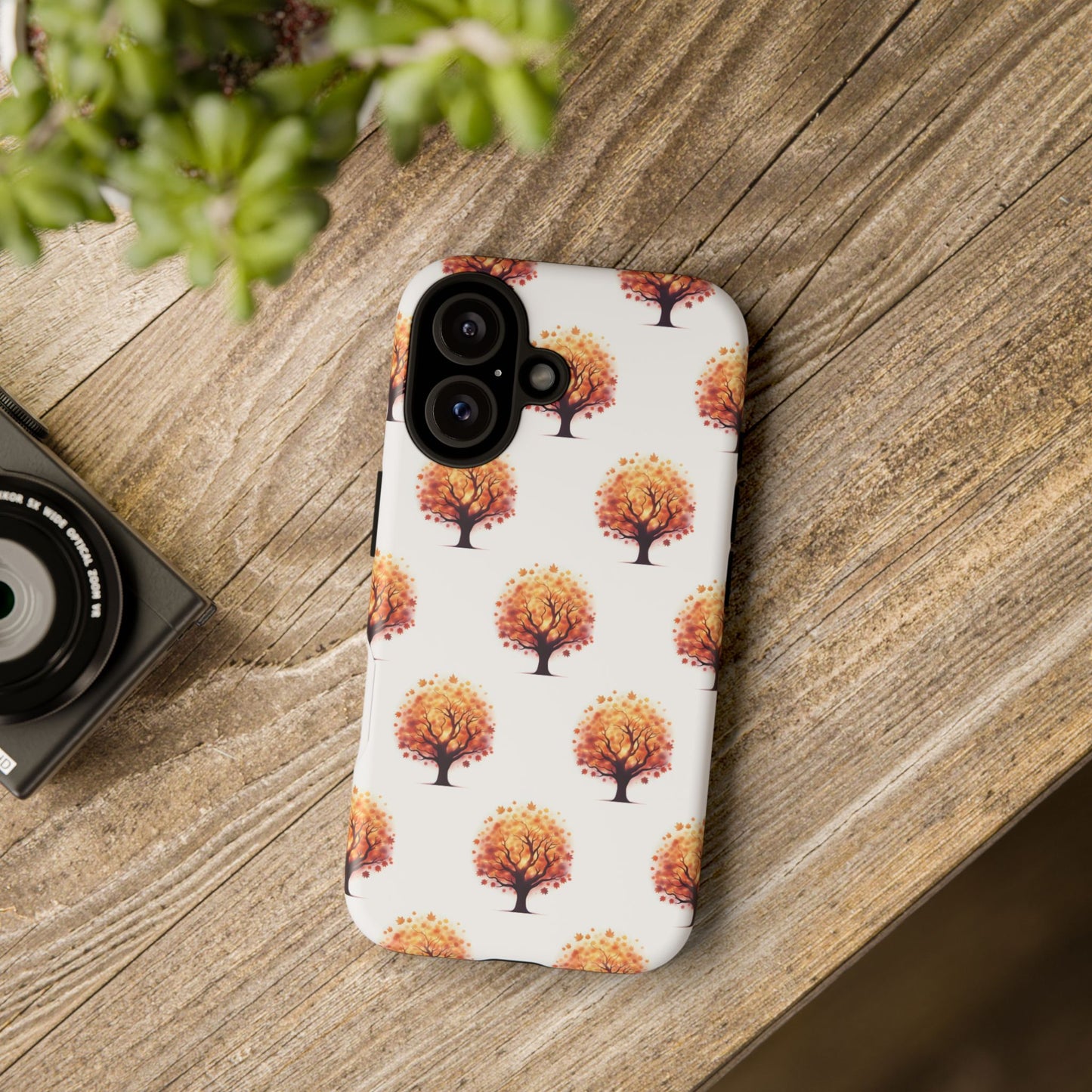 Autumn Tree Phone Case, Fall Phone Cover, Nature Inspired Case, Gift for Outdoorsy Friends, Seasonal Accessories, Eco-Friendly Phone Case