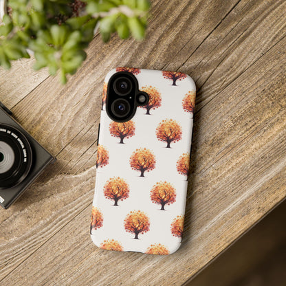 Autumn Tree Phone Case, Fall Phone Cover, Nature Inspired Case, Gift for Outdoorsy Friends, Seasonal Accessories, Eco-Friendly Phone Case