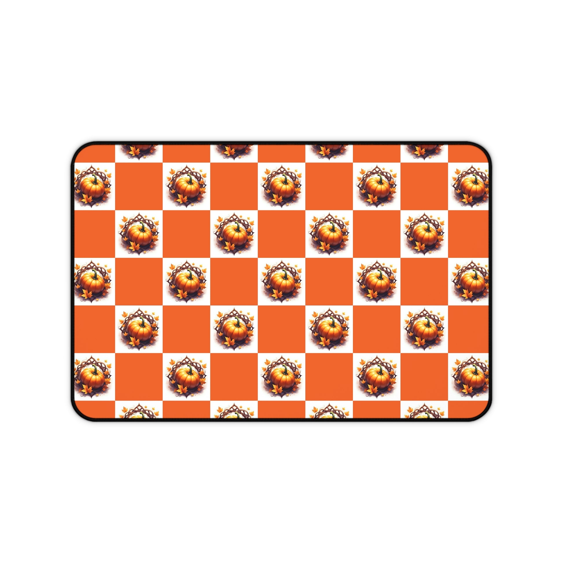 Vibrant Desk Mat with Pumpkin Design, Office Decor, Mousepad, Gift for Coworkers, Desk Accessories, Home Office - Celtic Scents