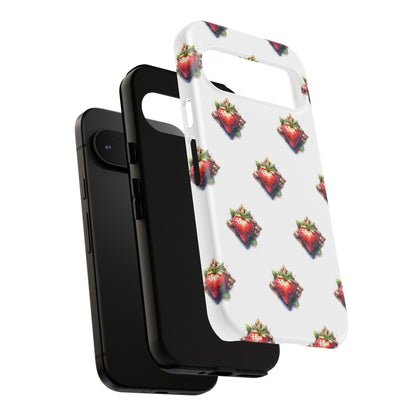 Strawberry Celtic Knot Phone Case, Cute Phone Cover, Gift for Her, Custom Smartphone Case, Funky Accessories, Valentine's Day Gift