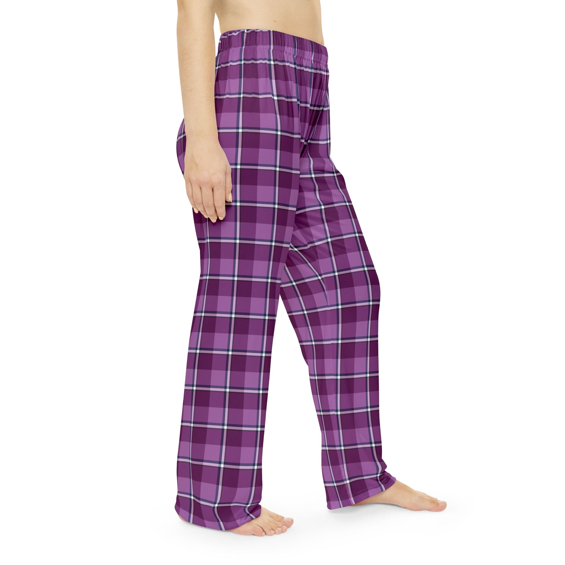 Cozy Plaid Women's Pajama Pants, Relaxed Fit Sleepwear, Cute Lounge Pants, Gift for Her, Stylish Nightwear, Comfortable PJS - Celtic Scents