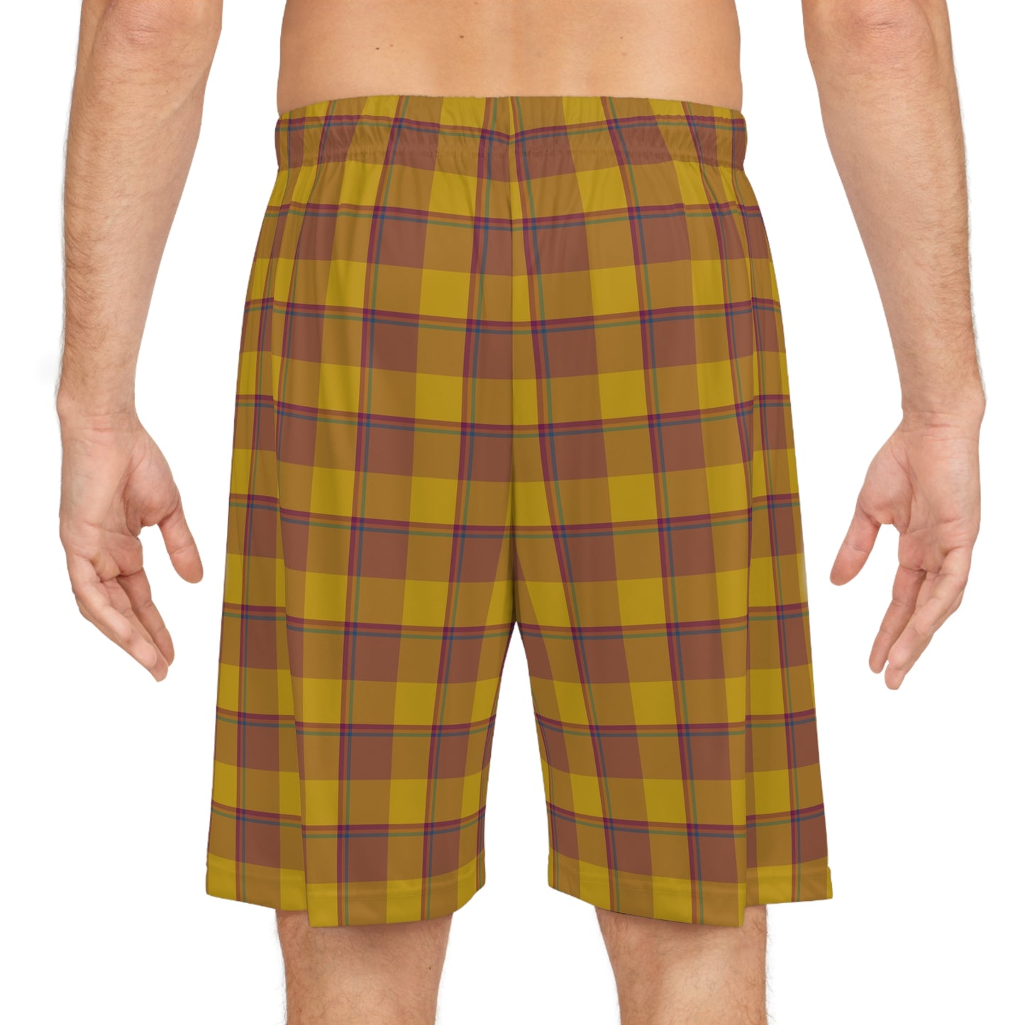 Plaid Basketball Shorts for Athletes, Casual Summer Sports Short, Trendy Activewear, Perfect Gift - Celtic Scents