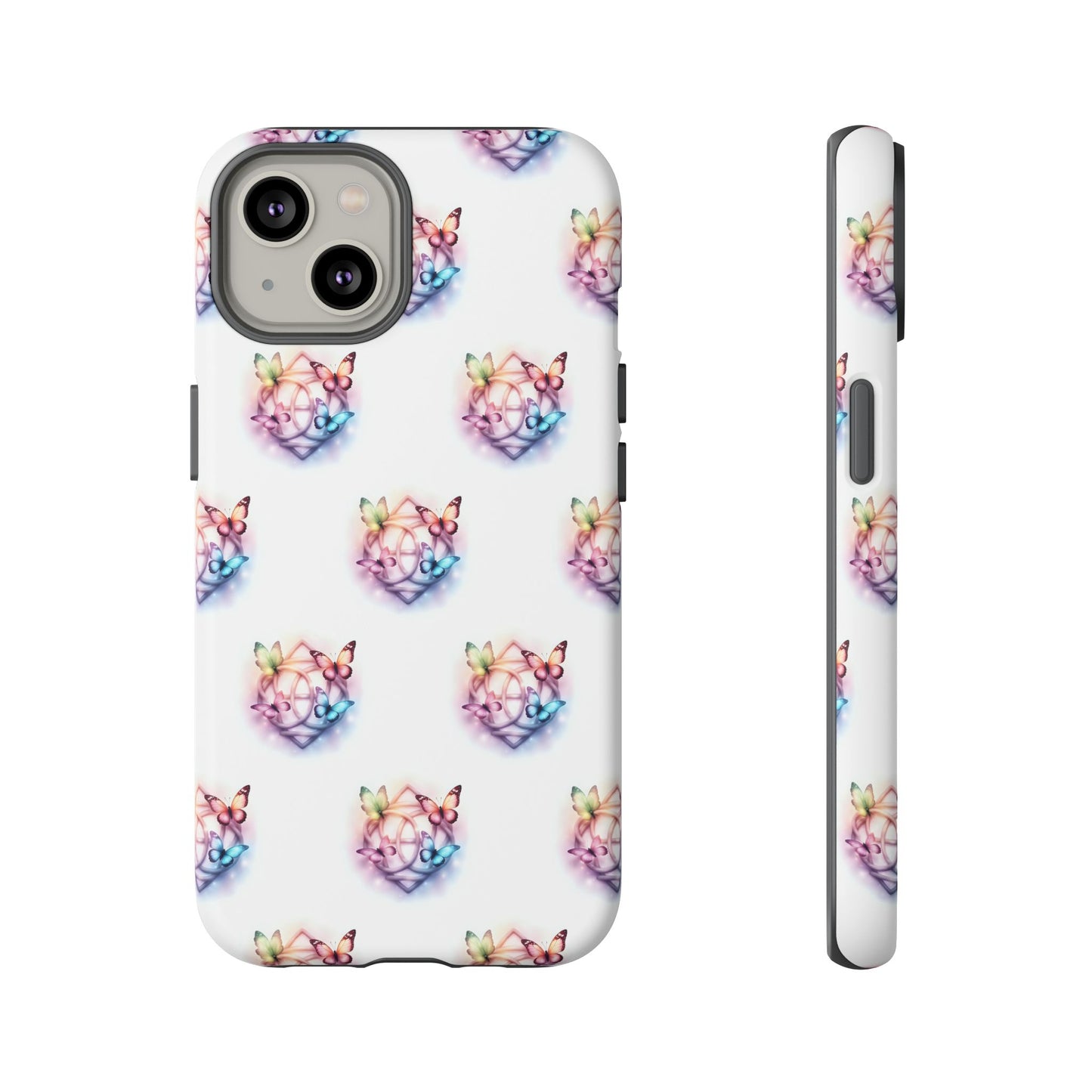 Colorful Butterflies Phone Case, Tough Cases, Cute Butterfly Lover Gift, Trendy Phone Cover, Nature Print Case - Celtic Scents