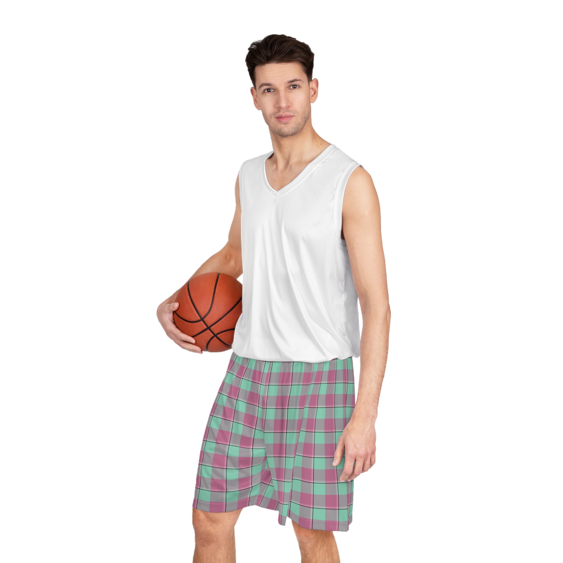 Vibrant Basketball Shorts for Summer Fun, Sporty Lounge Wear, Casual Fitness Gear, Gym Shorts, Beach Style - Celtic Scents