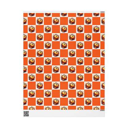 Festive Wrapping Paper Roll for Holidays, Gift Wrapping, Christmas, Halloween Decor, Seasonal Celebrations, Pumpkin - Celtic Scents