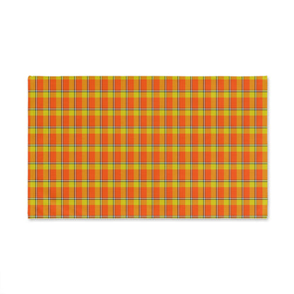 Bright Autumn Plaid Hand Towel, Kitchen Towel, Home Decor, Gift for Her, Colorful Dish Towel, Checkered Towel for Holidays - Celtic Scents