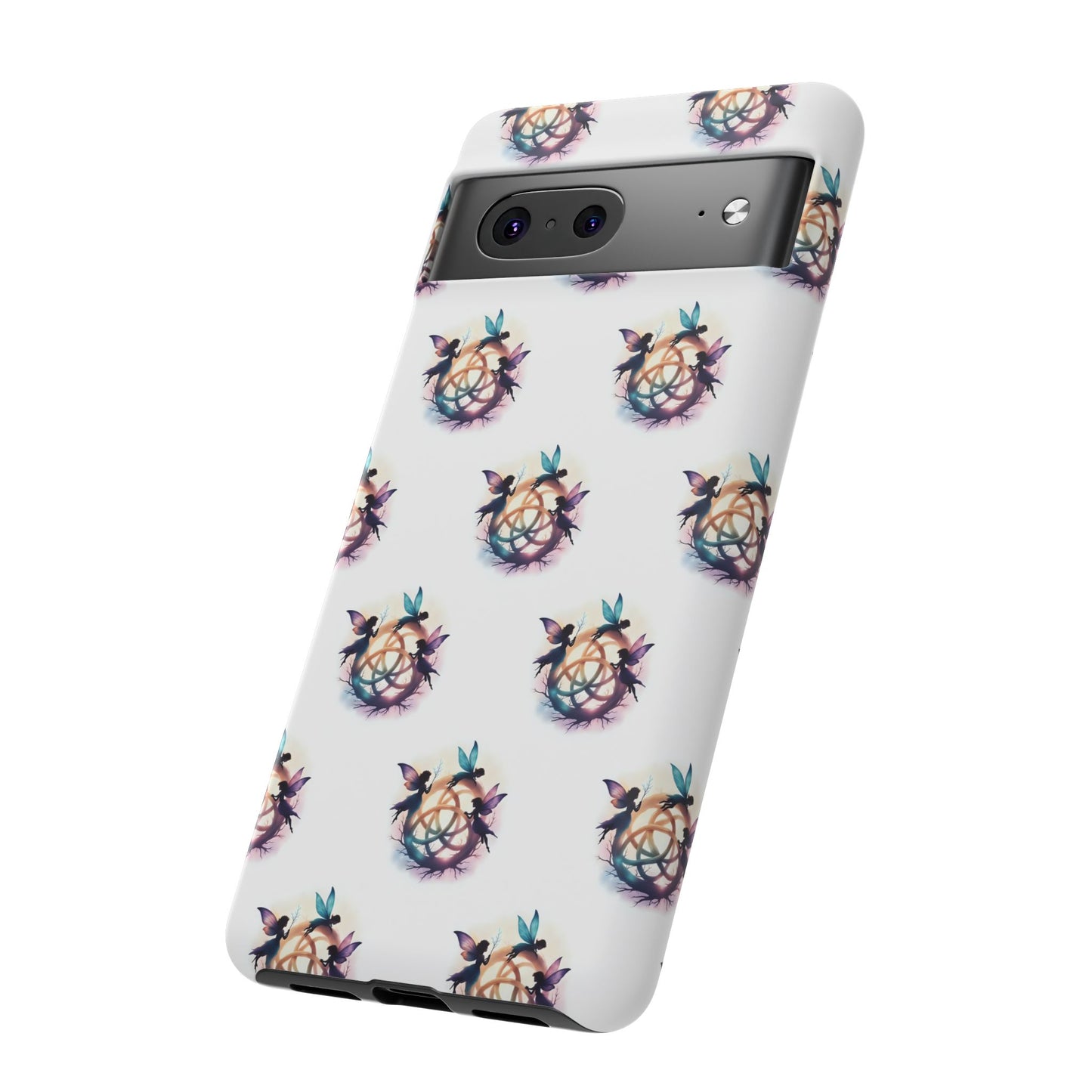 Tough Cases - Celtic Fairies Phone Case, Colorful Phone Cover, Fairy Lover Gift, Trendy Smartphone Accessory