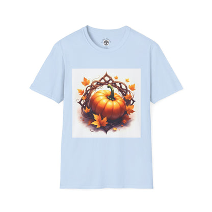 Autumn Pumpkin T-Shirt, Fall Tee, Halloween Shirt, Harvest Apparel, Thanksgiving Gift, Cozy Unisex Top - Celtic Scents