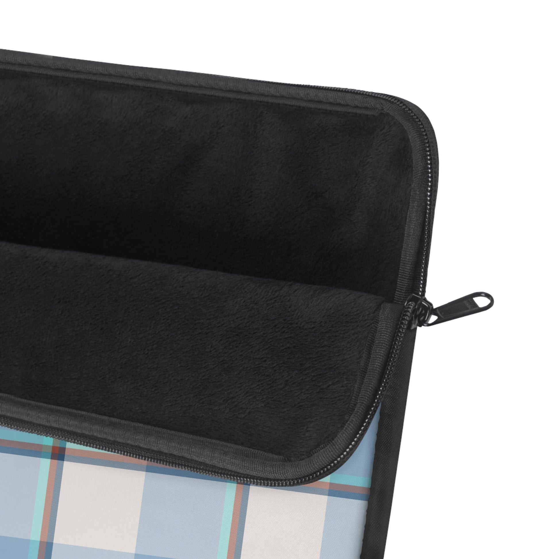 Personalized Plaid Laptop Sleeve, Stylish Tech Case, Custom Computer Sleeve - Celtic Scents