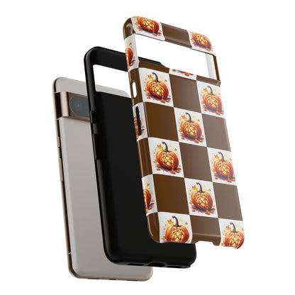 Pumpkin Phone Case, Fall Decor, Halloween Gift, Autumn Accessories, Cute Smartphone Cover, Tough Cases