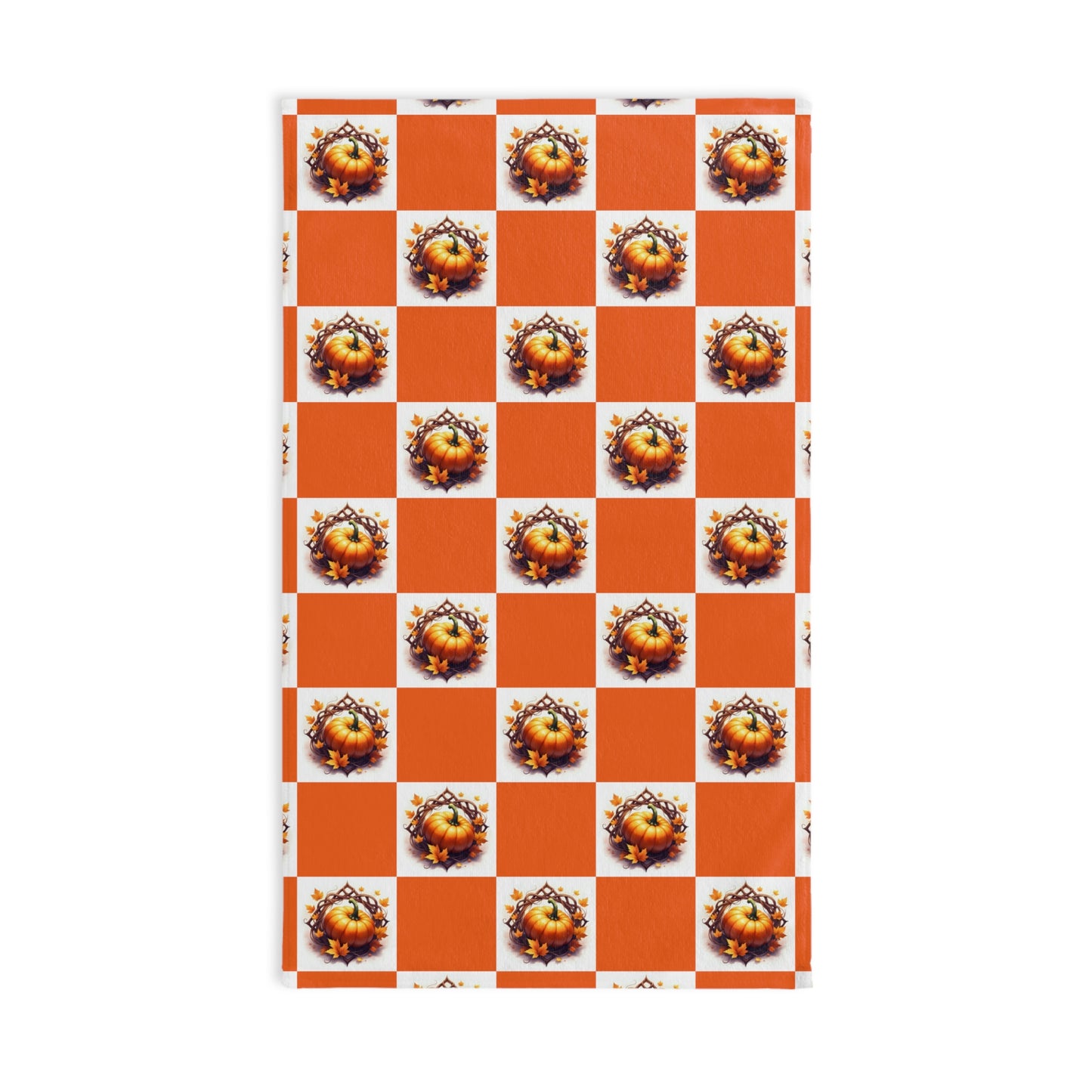 Vibrant Pumpkin Hand Towel for Kitchen Decor, Gift for Housewarming, Brighten Up Your Space, Fall and Thanksgiving Celebrations